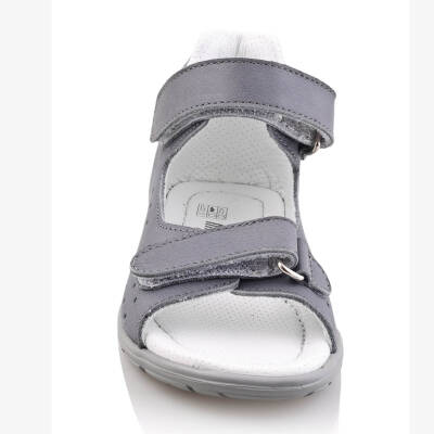 GÖKÇE Bebe Çocuk Genç Kız Erkek Unisex Günlük Hakiki Deri Sandalet - 6