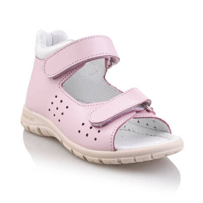 GÖKÇE Bebe Çocuk Genç Kız Erkek Unisex Günlük Hakiki Deri Sandalet - 22