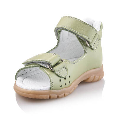 GÖKÇE Bebe Çocuk Genç Kız Erkek Unisex Günlük Hakiki Deri Sandalet - 35