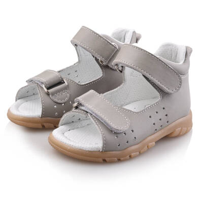 GÖKÇE Bebe Çocuk Genç Kız Erkek Unisex Günlük Hakiki Deri Sandalet - 50