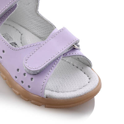 GÖKÇE Bebe Çocuk Genç Kız Erkek Unisex Günlük Hakiki Deri Sandalet - 58