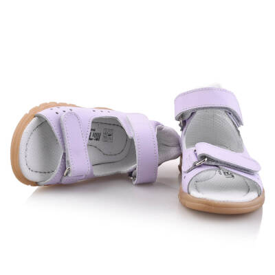 GÖKÇE Bebe Çocuk Genç Kız Erkek Unisex Günlük Hakiki Deri Sandalet - 59