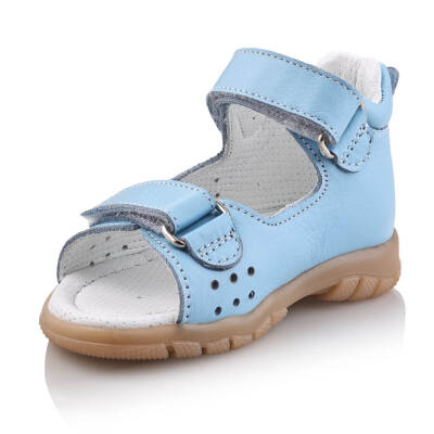 GÖKÇE Bebe Çocuk Genç Kız Erkek Unisex Günlük Hakiki Deri Sandalet - 85