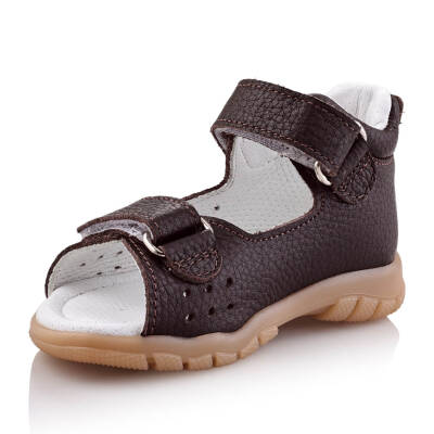 GÖKÇE Bebe Çocuk Genç Kız Erkek Unisex Günlük Hakiki Deri Sandalet - 95