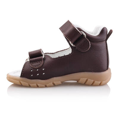 GÖKÇE Bebe Çocuk Genç Kız Erkek Unisex Günlük Hakiki Deri Sandalet - 104