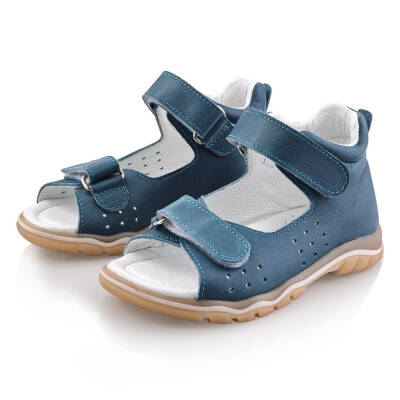 GÖKÇE Bebe Çocuk Genç Kız Erkek Unisex Günlük Hakiki Deri Sandalet - 120