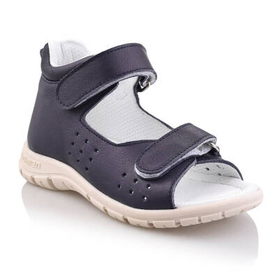 GÖKÇE Bebe Çocuk Genç Kız Erkek Unisex Günlük Hakiki Deri Sandalet - 122