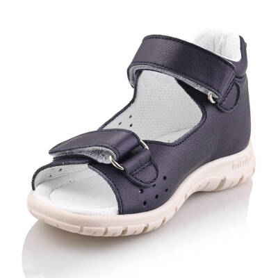 GÖKÇE Bebe Çocuk Genç Kız Erkek Unisex Günlük Hakiki Deri Sandalet - 125