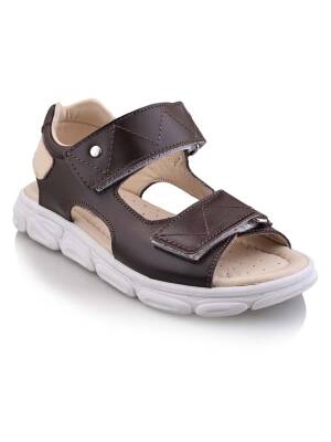 GÖRK Bebe Çocuk Genç Ortopedik Hakiki Deri Unisex Kız Erkek Sandalet - 5