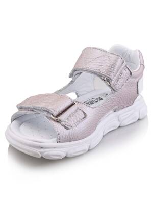 GÖRK Bebe Çocuk Genç Ortopedik Hakiki Deri Unisex Kız Erkek Sandalet - 23