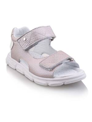 GÖRK Bebe Çocuk Genç Ortopedik Hakiki Deri Unisex Kız Erkek Sandalet - 26