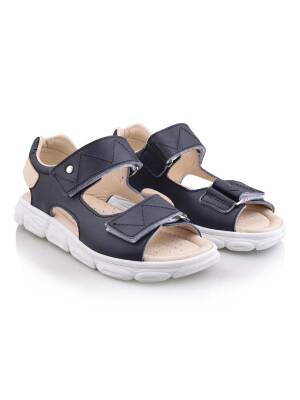 GÖRK Bebe Çocuk Genç Ortopedik Hakiki Deri Unisex Kız Erkek Sandalet - 43