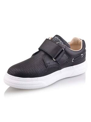 İLTERİŞ Çocuk Genç Ortopedik Hakiki Deri Unisex Kız Erkek Casual Spor Okul Ayakkabı - 2