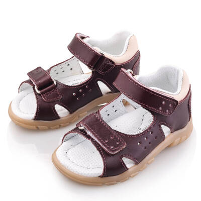 SAKIK Bebe Çocuk Genç Kız Erkek Unisex Günlük Hakiki Deri Sandalet - 20