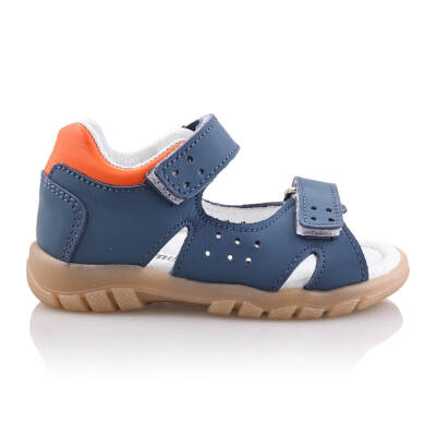 SAKIK Bebe Çocuk Genç Kız Erkek Unisex Günlük Hakiki Deri Sandalet - 31