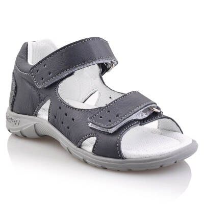 SAKIK Bebe Çocuk Genç Kız Erkek Unisex Günlük Hakiki Deri Sandalet - 52