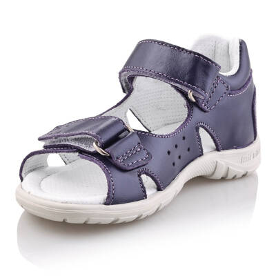 SAKIK Bebe Çocuk Genç Kız Erkek Unisex Günlük Hakiki Deri Sandalet - 85