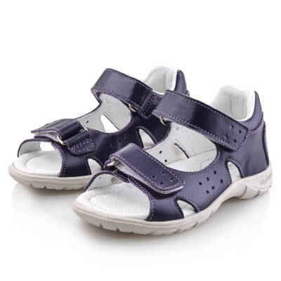 SAKIK Bebe Çocuk Genç Kız Erkek Unisex Günlük Hakiki Deri Sandalet - 90