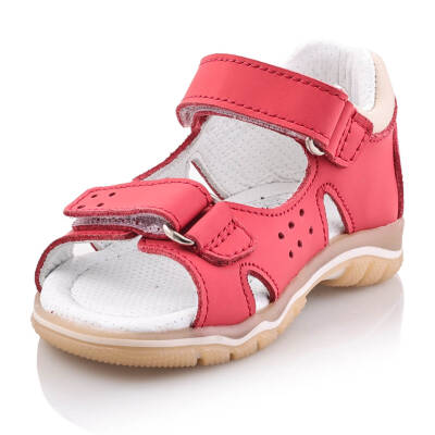 SAKIK Bebe Çocuk Genç Kız Erkek Unisex Günlük Hakiki Deri Sandalet - 95