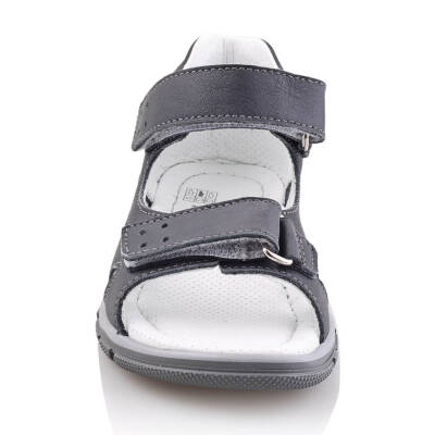 SAKIK Bebe Çocuk Genç Kız Erkek Unisex Günlük Hakiki Deri Sandalet - 106