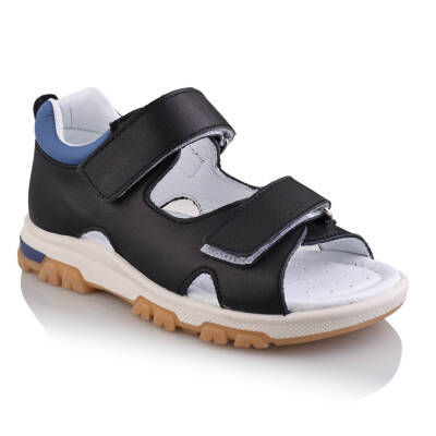 ŞARA Bebe Çocuk Genç Kız Erkek Unisex Günlük Hakiki Deri Sandalet - 150