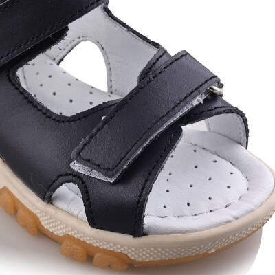 ŞARA Bebe Çocuk Genç Kız Erkek Unisex Günlük Hakiki Deri Sandalet - 188