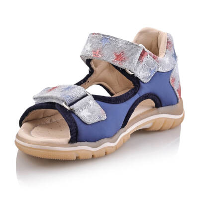 TAYGAN Bebe Çocuk Genç Kız Erkek Unisex Günlük Hakiki Deri Sandalet - 45