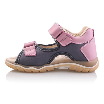 TAYGAN Bebe Çocuk Genç Kız Erkek Unisex Günlük Hakiki Deri Sandalet - 54