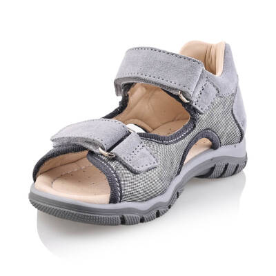 TAYGAN Bebe Çocuk Genç Kız Erkek Unisex Günlük Hakiki Deri Sandalet - 105