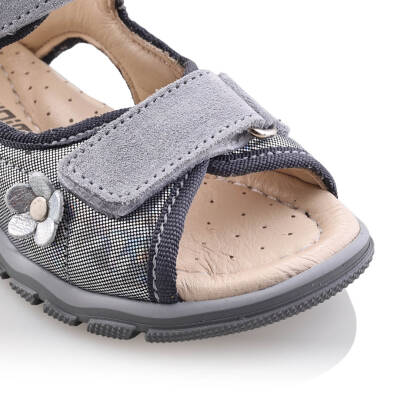 TAYGAN Bebe Çocuk Genç Kız Erkek Unisex Günlük Hakiki Deri Sandalet - 108