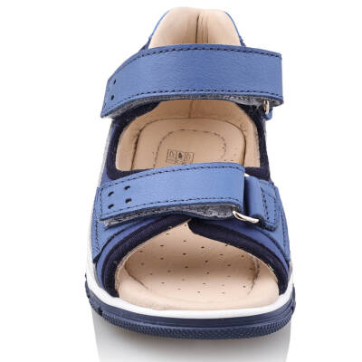 TAYGUR Bebe Çocuk Genç Kız Erkek Unisex Günlük Hakiki Deri Sandalet - 6