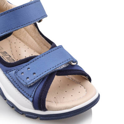 TAYGUR Bebe Çocuk Genç Kız Erkek Unisex Günlük Hakiki Deri Sandalet - 9