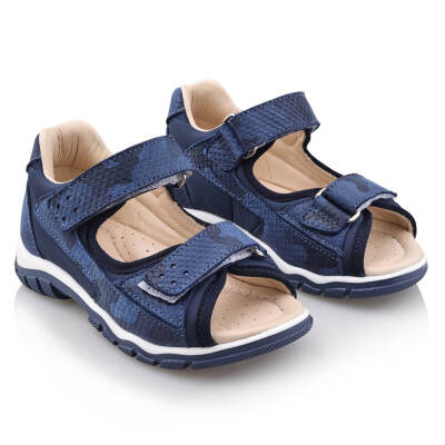 TAYGUR Bebe Çocuk Genç Kız Erkek Unisex Günlük Hakiki Deri Sandalet - 33