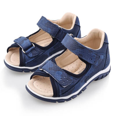 TAYGUR Bebe Çocuk Genç Kız Erkek Unisex Günlük Hakiki Deri Sandalet - 40