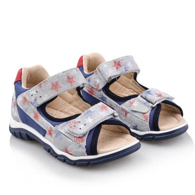 TAYGUR Bebe Çocuk Genç Kız Erkek Unisex Günlük Hakiki Deri Sandalet - 43