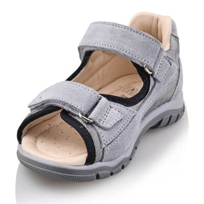 TAYGUR Bebe Çocuk Genç Kız Erkek Unisex Günlük Hakiki Deri Sandalet - 65