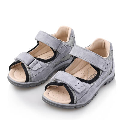 TAYGUR Bebe Çocuk Genç Kız Erkek Unisex Günlük Hakiki Deri Sandalet - 70