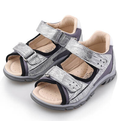 TAYGUR Bebe Çocuk Genç Kız Erkek Unisex Günlük Hakiki Deri Sandalet - 80